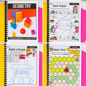 3rd Grade Math Worksheets MEGA BUNDLE