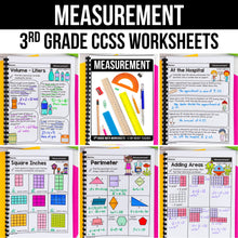 Load image into Gallery viewer, 3rd Grade Math Worksheets MEGA BUNDLE