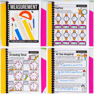 3rd Grade Math Worksheets MEGA BUNDLE
