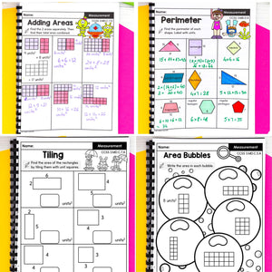 3rd Grade Math Worksheets MEGA BUNDLE