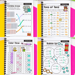 3rd Grade Math Worksheets MEGA BUNDLE