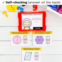 Load image into Gallery viewer, 3rd Grade Math Task Cards - CCSS Aligned