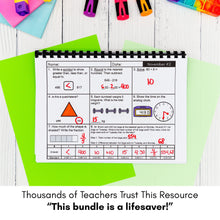 Load image into Gallery viewer, 3rd Grade Spiral Math Review | Daily Morning Work, Homework, or Test Prep
