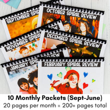 Load image into Gallery viewer, 3rd Grade Spiral Math Review | Daily Morning Work, Homework, or Test Prep