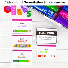 Load image into Gallery viewer, 4th Grade Math Task Cards - CCSS Aligned