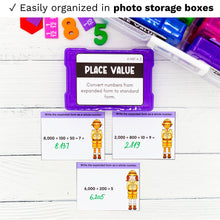 Load image into Gallery viewer, 4th Grade Math Task Cards - CCSS Aligned