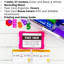 Load image into Gallery viewer, 4th Grade Math Task Cards - CCSS Aligned