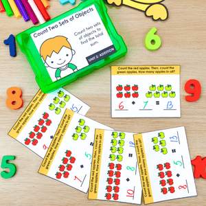 1st Grade Math Task Cards, Centers, Games MEGA BUNDLE - CCSS Aligned