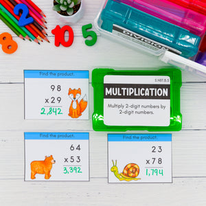 5th Grade Math Task Cards