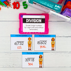 5th grade math task cards Volume of 3D Shapes Task Cards (5th Grade) main image 1