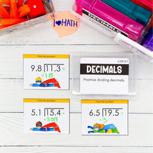 Load image into Gallery viewer, 5th Grade Math Task Cards - CCSS Aligned