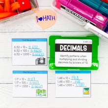 Load image into Gallery viewer, 5th Grade Math Task Cards - CCSS Aligned