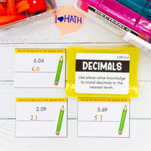 Load image into Gallery viewer, 5th Grade Math Task Cards - CCSS Aligned