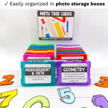 Load image into Gallery viewer, 5th Grade Math Task Cards - CCSS Aligned