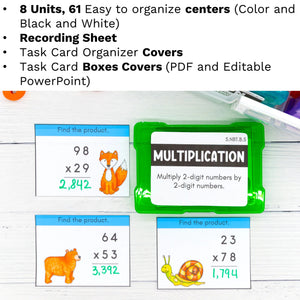 5th Grade Math Task Cards