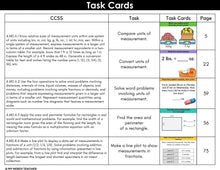 Load image into Gallery viewer, 4th Grade Math Task Cards - CCSS Aligned