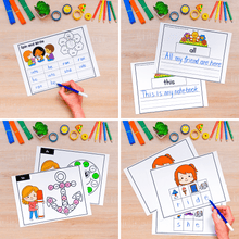 Load image into Gallery viewer, Buy3Get1 FREE B16 - Heart Words, Sight Words Practice, Coloring Sheets, Word Search