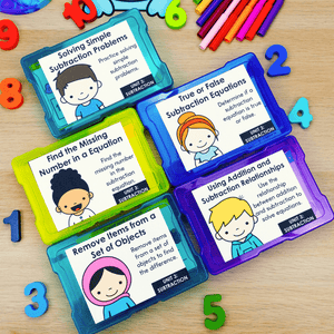 1st Grade Math Task Cards, Centers, Games MEGA BUNDLE - CCSS Aligned