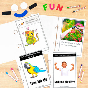 Buy3Get1 FREE B6 - Nonfiction Decodable Passages, Writing Activities, Realistic Passages, Decodable Strips