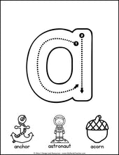 Load image into Gallery viewer, Letter Tracing Cards - Beginning Sounds Alphabet Practice
