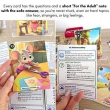 Load image into Gallery viewer, 240 Feelings &amp; Emotions Conversation Cards for Kids | Social Skills, Safety &amp; Self-Regulation