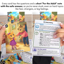 Load image into Gallery viewer, 240 Feelings &amp; Emotions Conversation Cards for Kids | Social Skills, Safety &amp; Self-Regulation