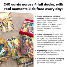 Load image into Gallery viewer, 240 Feelings &amp; Emotions Conversation Cards for Kids | Social Skills, Safety &amp; Self-Regulation