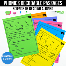 Load image into Gallery viewer, Decodable Readers Passages Mega Bundle just $19 ($100 VALUE) - Science of Reading Aligned