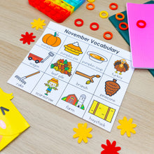 Load image into Gallery viewer, November - Kindergarten Morning Bins