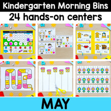 Load image into Gallery viewer, Kindergarten Morning Bins - YEAR LONG - GROWING BUNDLE