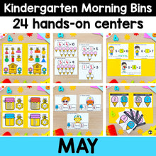 Load image into Gallery viewer, May - Kindergarten Morning Bins