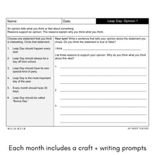 Load image into Gallery viewer, Leap Day Writing Craft Writing Prompts and Bulletin Board