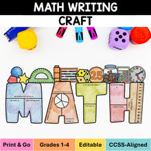 Load image into Gallery viewer, Math Writing Craft and Bulletin Board