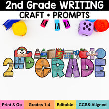 Load image into Gallery viewer, 2nd Grade Writing Craft Writing Prompts and Bulletin Board