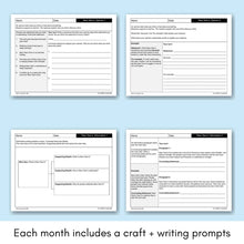 Load image into Gallery viewer, New Year Writing Craft Writing Prompts and Bulletin Board