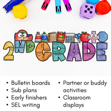 Load image into Gallery viewer, 2nd Grade Writing Craft Writing Prompts and Bulletin Board