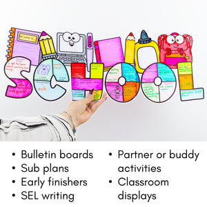 Back to School Writing Craft Writing Prompts and Bulletin Board – My ...