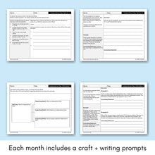 Load image into Gallery viewer, 4th of July (Independence Day) Writing Craft Writing Prompts and Bulletin Board