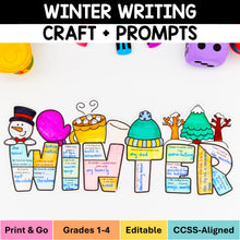 Load image into Gallery viewer, Winter Writing Craft Writing Prompts and Bulletin Board