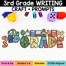 Load image into Gallery viewer, 3rd Grade Writing Craft Writing Prompts and Bulletin Board