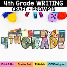 Load image into Gallery viewer, 4th Grade Writing Craft Writing Prompts and Bulletin Board