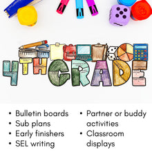 Load image into Gallery viewer, 4th Grade Writing Craft Writing Prompts and Bulletin Board