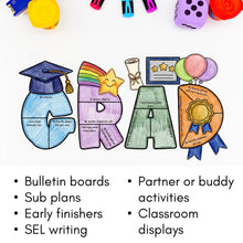 Load image into Gallery viewer, End of the Year &amp; Graduation Writing Craft Writing Prompts and Bulletin Board