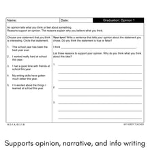 Load image into Gallery viewer, End of the Year &amp; Graduation Writing Craft Writing Prompts and Bulletin Board