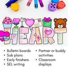 Load image into Gallery viewer, Valentine’s Day Writing Craft Writing Prompts and Bulletin Board