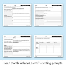 Load image into Gallery viewer, Valentine’s Day Writing Craft Writing Prompts and Bulletin Board