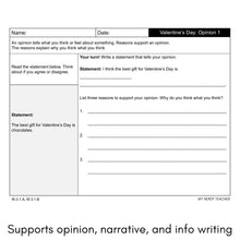 Load image into Gallery viewer, Valentine’s Day Writing Craft Writing Prompts and Bulletin Board