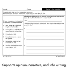 Load image into Gallery viewer, Father’s Day Writing Craft Writing Prompts and Bulletin Board