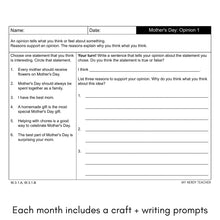 Load image into Gallery viewer, Mother’s Day Writing Craft Writing Prompts and Bulletin Board