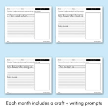 Load image into Gallery viewer, Kindergarten Writing Craft Writing Prompts and Bulletin Board